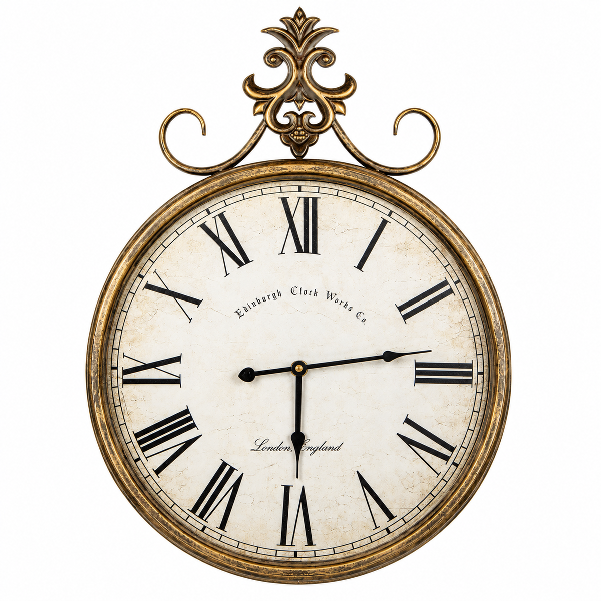 Beshore Decorative Metal Wall Clock
