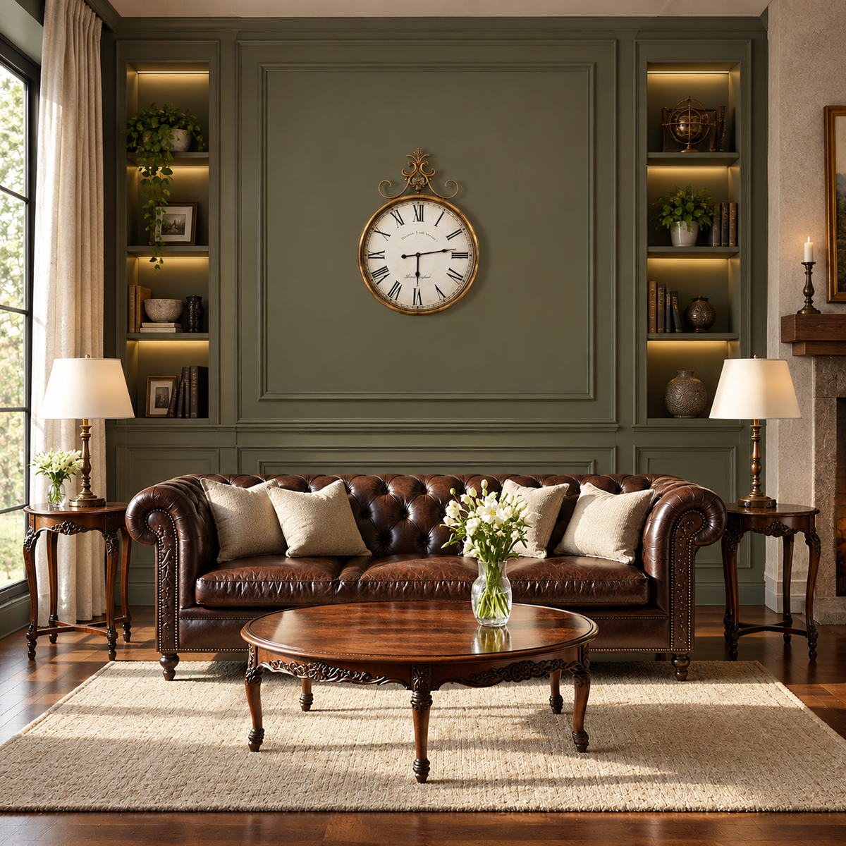 Beshore Decorative Metal Wall Clock